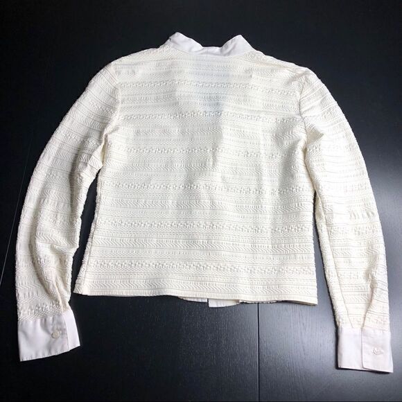 Maurice Sassoon Beige Long-Sleeve Cardigan Jacket Top - Picture 11 of 13